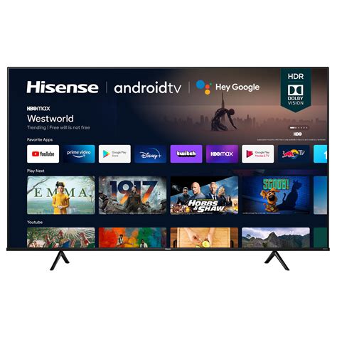 Hisense Inch Class A G Series LED K UHD Smart Android TV A G