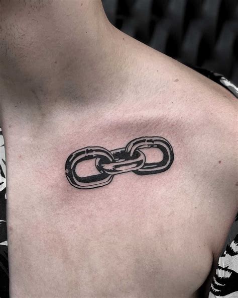 Chain Link Tattoo By Loz Mclean