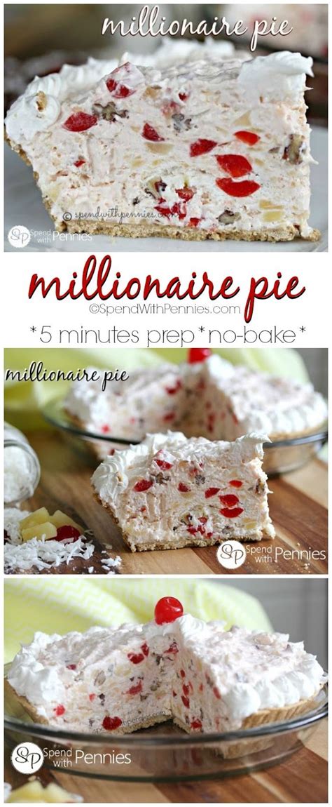 millionaire pie no bake and only 5 minutes to prep video harian 14