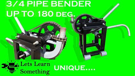 Manual pipe bender diameter 300 mm , 1/2 inch tube. DIY || Pipe Bender using bicycle hub || Let's Learn Something - YouTube