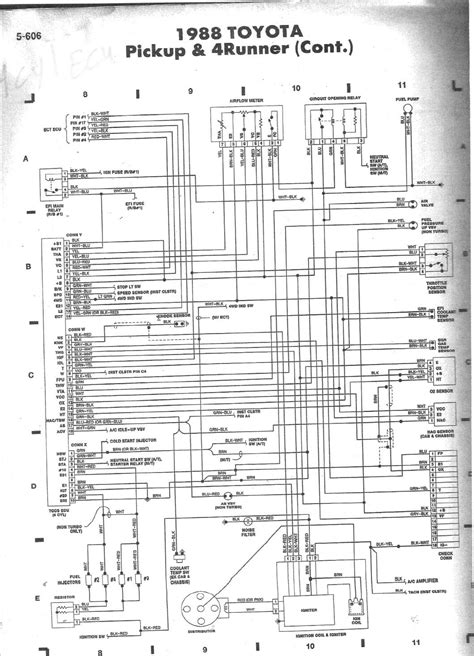 1996 Toyota T10truck Wiring Diagram Original