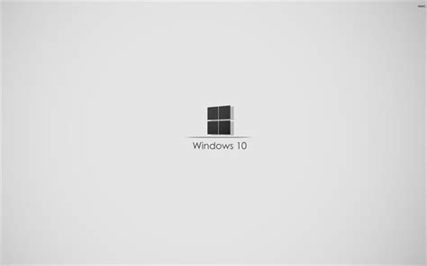 Windows 10 Gray Background Minimal Microsoft Wallpaper Windows 10
