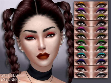 Perfect Colour Eyeliner The Sims 4 P2 Sims4 Clove Share Asia Tổng