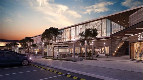 Render Centro Comercial Eva3d Mall Facade Retail Architecture Plaza