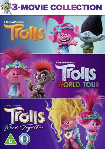 Trolls 3 Movie Collection Dvd 2023 Warner Bros Shop Uk
