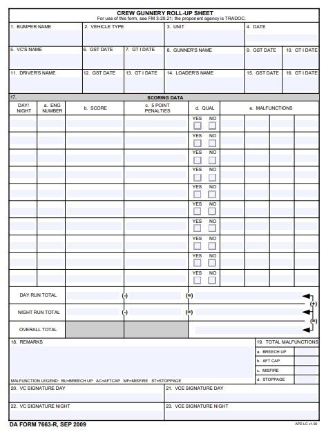Da Form 4886 Fill Online Printable Fillable Blank