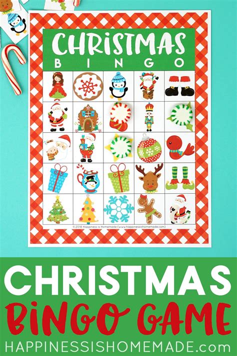 Free Christmas Bingo Printable Game Cards For Large Groups Artofit