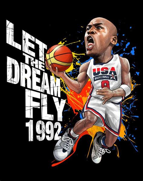 Nba Caricature Drawing Vol1 Michael Jordan Basketball Nba Michael