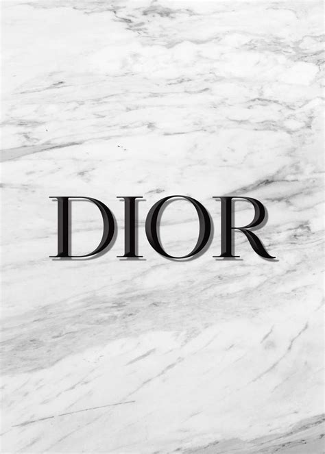 Dior Logo Poster Print By Bouk De Roeck Displate Dior Logo Dior