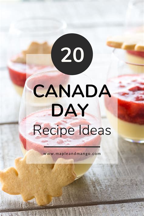 30  Canada Day Recipes | Maple   Mango | Canada day, Canada day party, Canada food