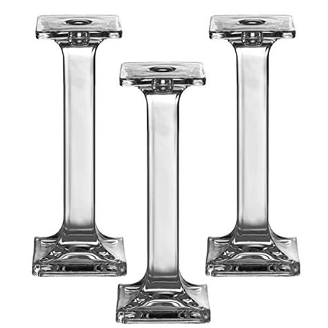 5 out of 5 stars. Tall Glass Candle Holder: Amazon.com