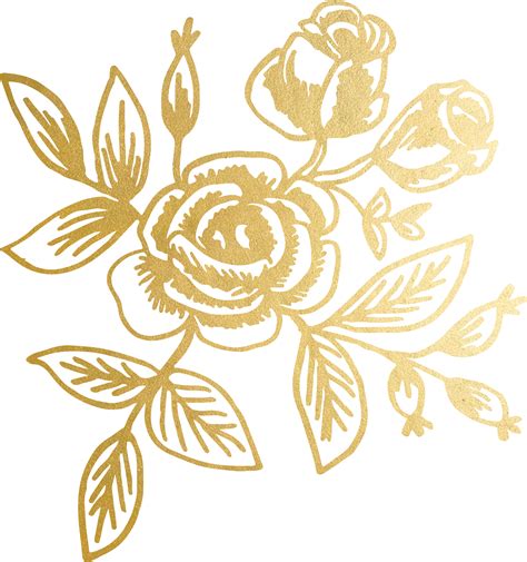 Free Gold Floral Pattern Png Gold Pattern Png 600x600