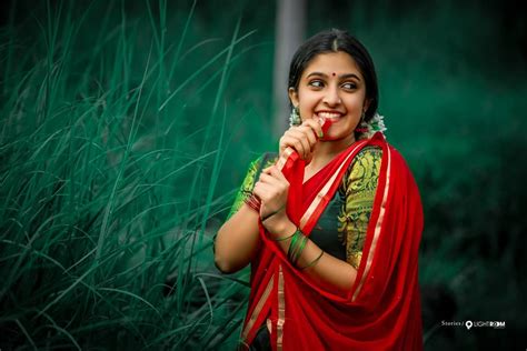 Malayalam Actress Meenakshi Dinesh Stills In Half Saree