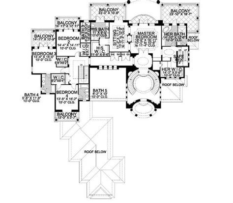 Luxury Home With 5 Bdrms 7893 Sq Ft Floor Plan 107 1219 Floor