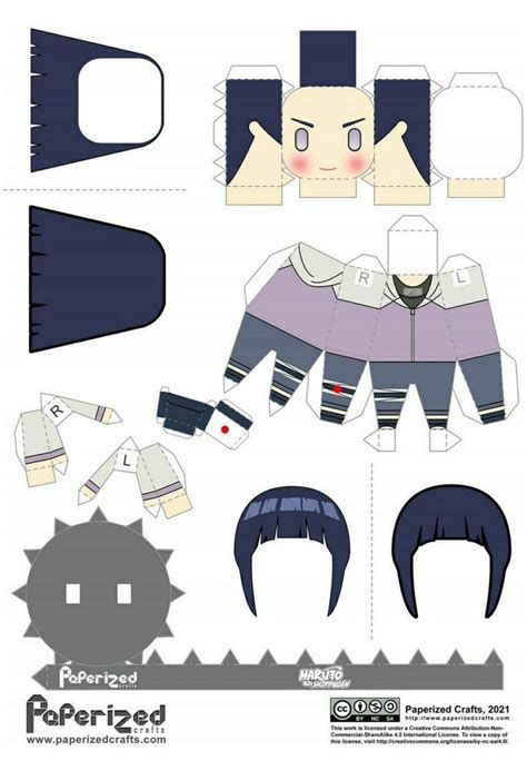 Hinata Hyuga Papercraft By Me By Ladyedile On Deviantart Hot Sex Picture