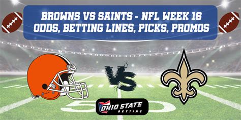 Cleveland Browns Vs New Orleans Saints Nfl Week 16 Predictions With Odds Betting Lines Picks