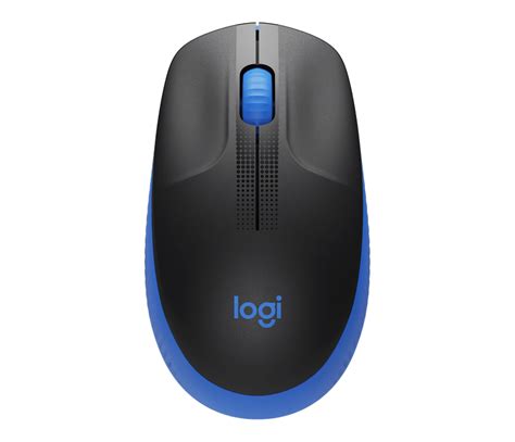 Logitech M190 Full Size Wireless Mouse Blackblue