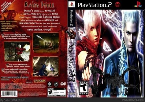Devil May Cry Playstation Box Art Cover By Robert