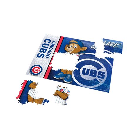 Chicago Cubs Mlb Big Logo 500 Piece Jigsaw Puzzle Pzlz Clark
