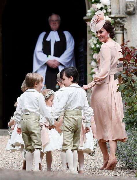 Kate Middleton Wears Blush Dress To Celebrate Sister Pippa Middletons