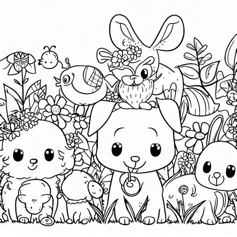 Animais De Jardim Para Imprimir