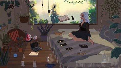 Debbie Balboa On Twitter Witchy Room Commission 🌙 Storybook Art