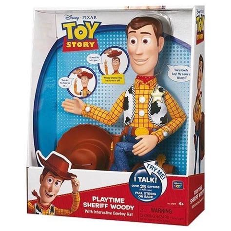 Disney X Pixar Toy Story 3 Playtime Sheriff Talking Woody Doll Action