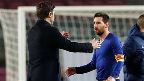 بوتشيتينو يكشف عن حديثه مع ميسي في مباراة برشلونة وباريس سان جيرمان بطولات