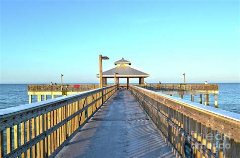 Fort Myers Beach Florida Fishing Pier Photograph By Timothy Lowry Pixels