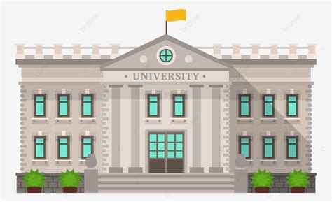 University Building College Vector Design Images University Icon