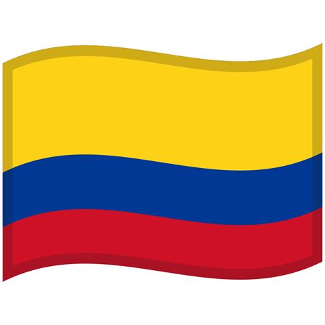 Colombia Waved Flag Icon Waved Flags Iconpack Wikipedia Authors