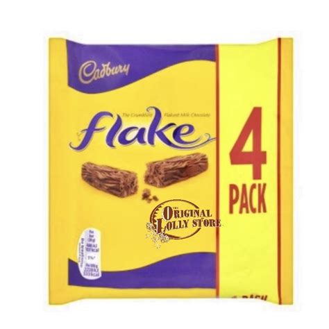Cadbury Flake Chocolate Bar 4 Pack The Original Lolly Store