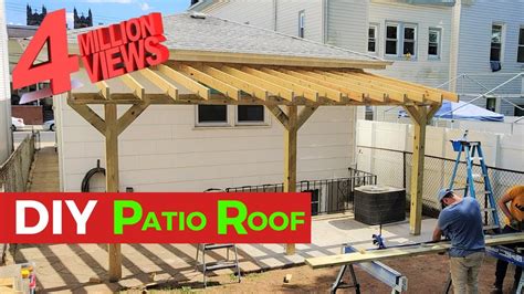 How To Build A Patio Roof Attached To House Encycloall
