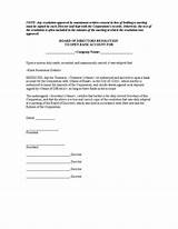 Llc Resolution Form Template Images