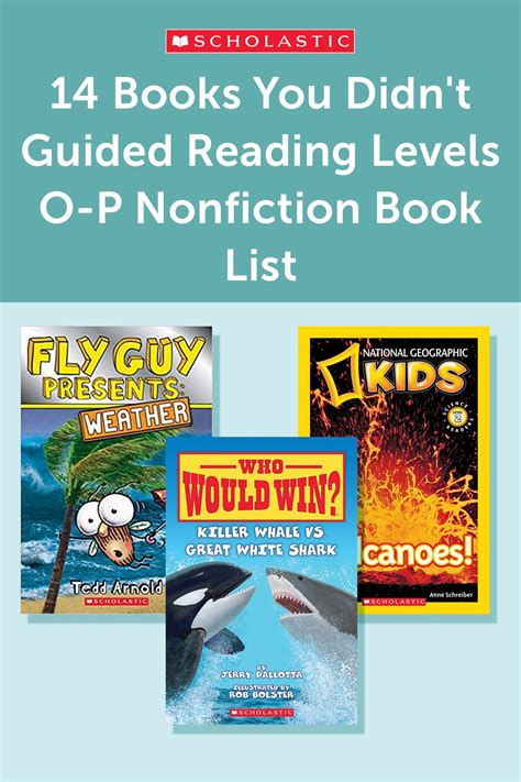 Guided Reading Levels O P Nonfiction Book List Guided Reading Levels