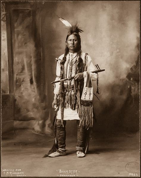Arapaho Man Black Otter 1899 Native American History Native American Clothing Native