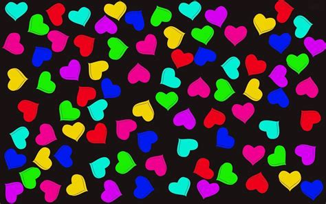 Images Of Colorful Hearts