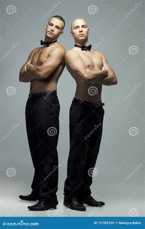 Two Men Stock Image Image Of Chest Posing Pair Pretty