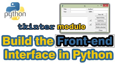 Creating A Graphical User Interface In Python Ferisgraphics