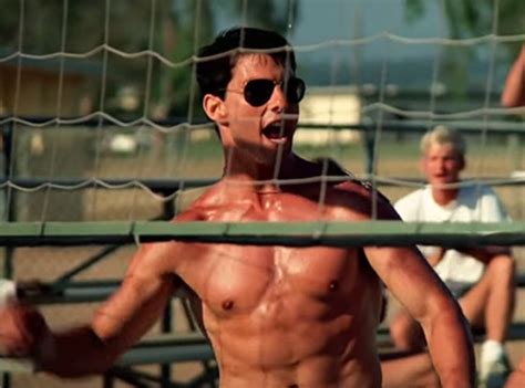 An Ode To Top Gun S Volleyball Scene The Most Homoerotic Moment In Cinema History E News