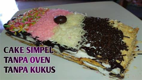 Proses pembuatan cake kukus melon ini melewati dengan proses pengkukusan. CAKE BISCUIT TANPA OVEN TANPA KUKUS || RESEP SIMPEL - YouTube