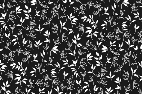 Premium Vector Leaf Abstract Seamless Pattern Plant Boundless