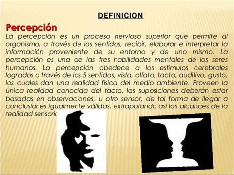 11 Definicion Y Diferencia Entre Sensacion Y Percepcion Larissa Ba