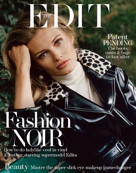 Edita Vilkeviciute Parisian Style The Edit Cover Supermodels