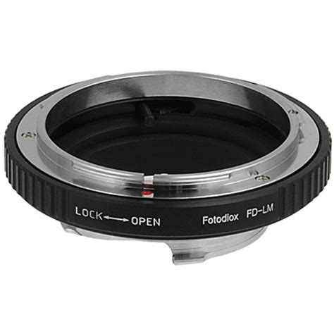 fotodiox canon fd pro lens adapter with built in iris fd lm bandh