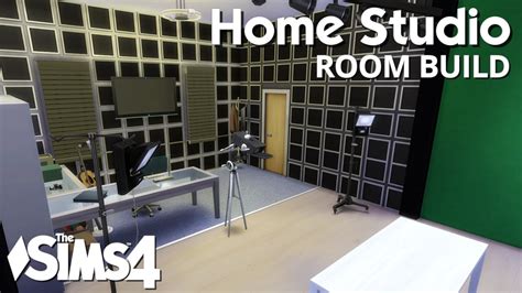 The Sims 4 Room Build Home Studio Youtube