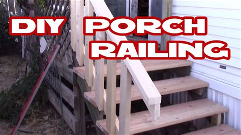 How To Make Deck Porch Railing Easy With Just 2x4s Diy Home Depot