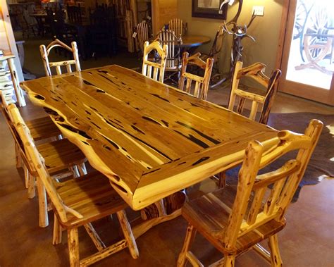 Log Beds 8 Cedar Dining Table