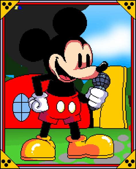 Pixilart Mickey Mouse Fnf By Spongedrew