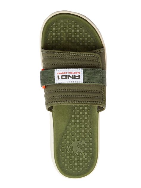 And1 Mens Athletic Elevated Cushion Sport Slide Sandals